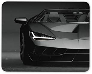 Destination Vinyl Ltd Black Super Car Mouse Mat Pad - Sports Vehicle Driving Fun Computer #16477