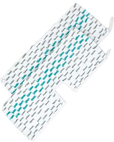 LTWHOME Replacement Microfiber Scrub Mop Pads Fit for Vileda O-Cedar ProMist MAX Spray Mop (Pack of 2)