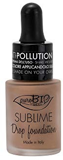 PUROBIO Up Flüssige Foundation Aloe Vera Perfect Creme Grundierung Feuchtigkeitsspendende Concealer Für Alle Haut Primer Langlebig Perfekte Abdeckung Liquid Vitamin C Frischer Teint Natürlicher Glow