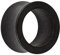 Treuheld® | 6mm Ohr Flesh Tunnel | Holz | Schwarz | Organic | Double Flared Ohrtunnel | hautfreundlich, atmungsaktiv & antiallergen | Damen + Herren