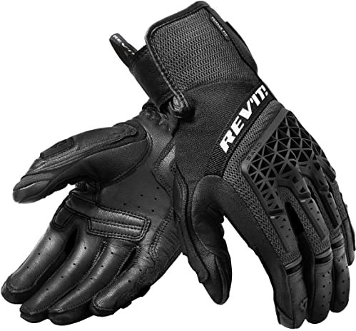 Revit Sand 4 Damen Motorradhandschuhe (Black/Black,L)