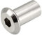 M8x16 Dadi cilindrici, esagono incassato, inserti per mobili dadi esagonali a testa piatta a brugola, dado esagonale con manicotto chiave Alan, elementi di fissaggio per bulloni da 8mm (10 pack)