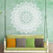 Opprxg Home Wanddekoration Vinyl Aufkleber Mandala Blume Yoga Aufkleber Kunst Böhmische Wohnzimmer Dekoration 80x80cm