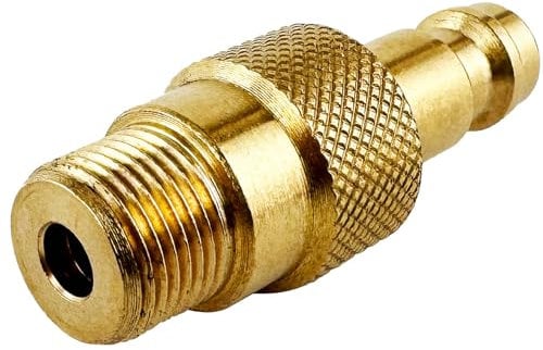 GARDINGER Adapter US2 von Schraubkartusche 7/16 auf Schnellkupplung DN5 (Grilladapter Grillzubehör)