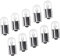 Crono 10x R5W 12V 5W Kugellampe BA15s Glühlampe Autolampe Glühbirne Parklicht
