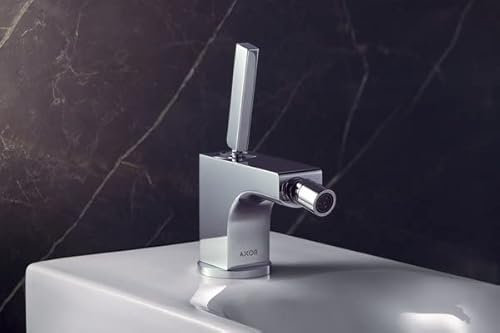 hansgrohe AXOR Citterio Mitigeur monocommande de bidet AXOR Citterio, garniture de vidage, 39210820, 39210820, Colorazione: Brushed Nickel