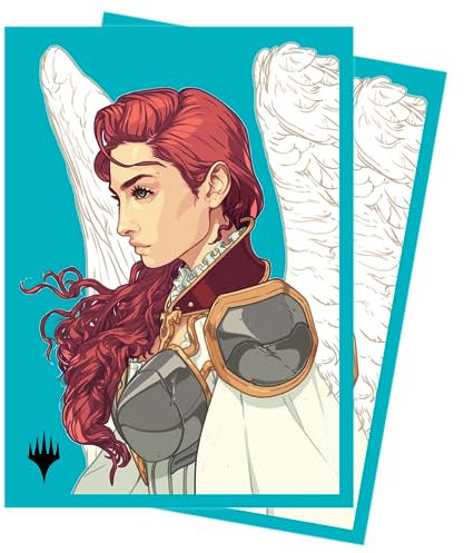 Ultra Pro - MTG Commander Masters 100ct Standard Size Card Sleeves - Gisela, Blade of Goldnight Artwork, Matte Finish mit ChromaFusion Technologie, Protect Magic: The Gathering Cards Deck Protectors