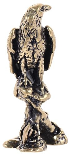 Veemoon Adler Messing Ornament Minifiguren Tischdeko Dashcams Für Feng Shui Tierfiguren Glücksadler Statue Handwerk Antike Figur