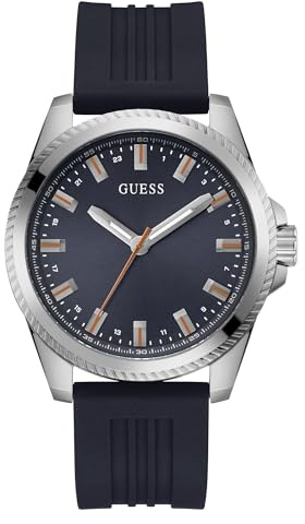 GUESS Herren Uhr Armbanduhr Analog Champ GW0639G1 Silikon