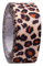 FSSTUD Ripsband mit Leopardenmuster, für Haarschleifen, breites Bastelband, Stirnband, Bastelband, Geschenkband, 25 mm, 9,1 m
