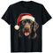 Labrador mit Weihnachts Mütze T-Shirt