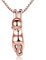 Findout kaguyo ladies 925 Sterling Silver Cute 3D Cat Pendant Necklace For women Girls kids, Elegant and playful design birthday gifts jewellery (rose gold)
