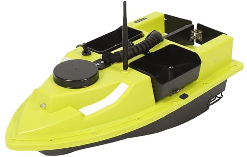 RC-Angelköderboot, Ferngesteuertes Boot mit 99 Ortungspunkten und Speed-Cruise-Funktion, 2 Kg Beladung und 600 M Fernbedienung, Zum Angeln Im Ozean, See und Fluss (EU-Stecker)