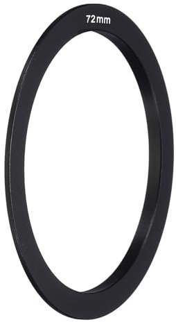 PATIKIL 72mm Lens Adapter Ring, 1 Pcs Metal Camera Lens Adapter for P Series Filter DSLR Camera Lenses Accessories, Black