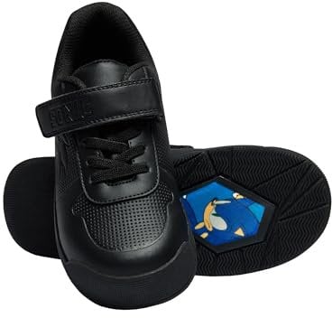 Sonic The Hedgehog Boys School Shoes | Sonic Shoes | Black 1