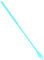 8mm Silicone Straw Brush, 9.45in Extra Long Straw Cleaner Bendable Reusable Straw Crevice Cleaning Brush Hanging Slim Pipe Brush for Metal Glass Straw (Blue)