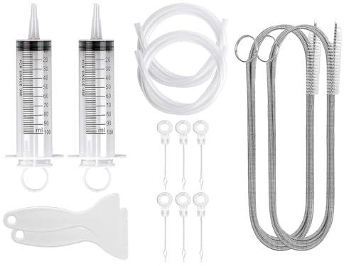 Hitopin 14 Piezas Herramienta de Limpieza del Refrigerador, Herramientas de Limpieza Frigorífico, Kit de Herramientas de Limpieza de Refrigerador, Cepillo de Limpieza para Frigorífico, para Nevera