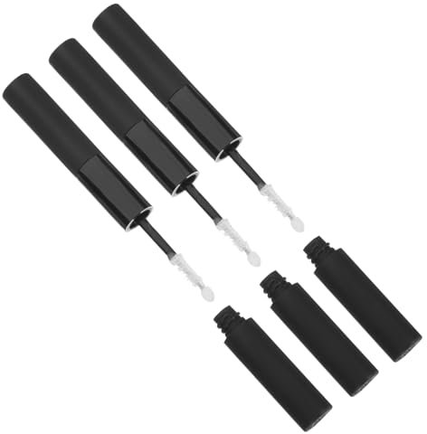 Beaupretty 3 Pz colla per ciglia finte beuty attrezzi utensili colla per ciglia per l'estensione delle ciglia colla per ciglia da donna incollare e sigillare colle guscio di plastica Black
