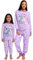 Disney Pijama Stitch Mujer | Pijama Familiar A Juego | Pijamas para Mujer Stitch Y Angel | Pijamas Familiares Iguales | Morado S | Morado XL