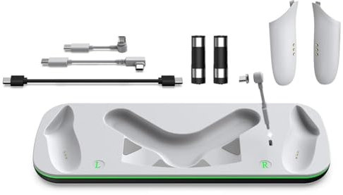 Ladestation für Oculus Meta 3S VR Helmzubehör Adapter Dock 2 Aufladen inkl