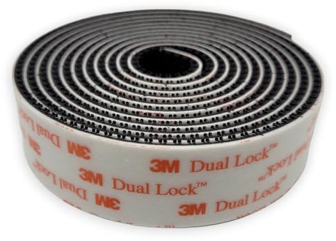 3M Dual Lock selbstklebendes Klettband extra stark 3M Klebeband (Weiß, 25,4mm x 2 Meter)