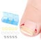 Ingrown Toenail Corrector, Stainless Steel Curved Toenail Straightener with Rubber Bands, Ingrown Toenail Removal Kit, Professional Ingrown Toenail Pedicure Tools for Men Women Curved Nail Repair