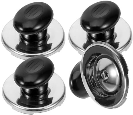 OUNONA 1set Whistle Lid Knobs Replacement for Teapots Kettles Easy Install Compatible with Kettle Types Loud Whistle Alert Safe Reliable Teapot Gadgets 4pcs