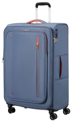 American Tourister Trolley Cloudrider Spinner Exp. TSA Stone Blue blaugrau 77cm