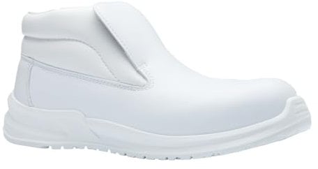 Blackrock Slip-On Safety Work Boots, Men and Women, Steel Toe Cap, Chef, Nursing, Orthopedic, Hygiene, Catering, Kitchen. Utility Footwear, Anti-Slip Work Shoes - Size 9