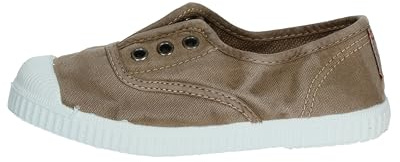 Cienta, 70777, Sportschuhe, unisex, elastisch, Stoff, Beige - Taupe - Größe: 33 EU