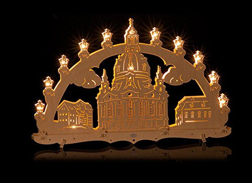 Schwibbogen Gross innenbeleuchtet, Frauenkirche