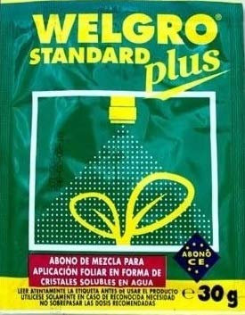 MASSÓ Abono foliar Welgro Standard Plus de 30g