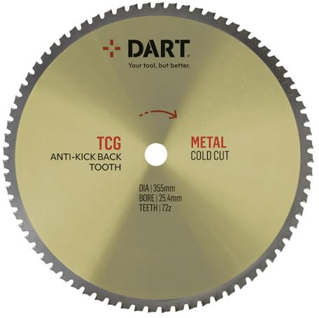 DART PMC35525472 Circular Saw Blades, Silver