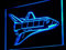ADV PRO m011-b Space Shuttle Ship UFO Alien Neon Light Sign Barlicht Neonlicht Lichtwerbung