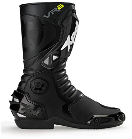 XPD - Stivali da Moto VR6, Nero, 41