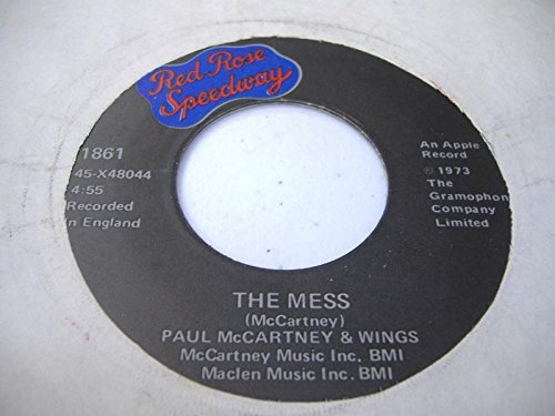Paul McCartney & Wings 45 RPM THE MESS / MY LOVE