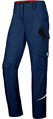 BP 1981-570-110 Schmale Arbeitshose für Damen - Schlanke Silhouette - Stretchmaterial - Elastischer Bund - 65% Polyester, 35% Baumwolle - Normale Passform - Größe: 40n - Farbe: nachtblau