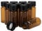 SWHstore Braunglasflaschen mit Schraubverschluss, Fassungsvermögen 10 ml, 10 Stück Probenglasflaschen für Ölmischungen, Parfums, Laborchemikalien