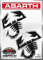 Abarth - 21506 - Adesivo Ufficiale, 2 Scorpioni, 94 x 131 mm