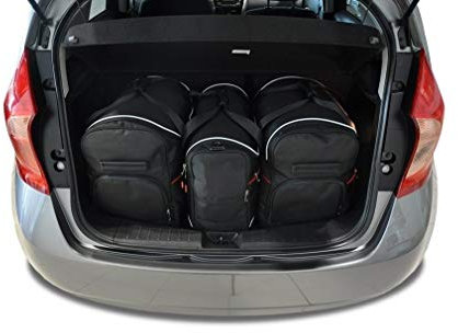 KJUST Dedizierte Kofferraumtaschen 3 stk kompatibel mit NISSAN NOTE II (E12) 2013-2016