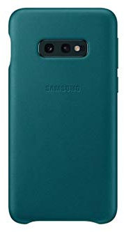 Leather Cover für Galaxy S10e Grün