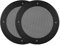 ASHATA 2PCS Lautsprecher Gitter Grill, 4 Zoll Lautsprecher Abdeckung Dekorationskreis Schutzgitter Dekorgitter,Lautsprecher Schutzabdeckung Lautsprechergrill Cover(Schwarz)