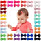 40 fermagli per capelli da 5 cm, con clip a coccodrillo, nastro grosgrain, accessori per capelli per bambini e neonati