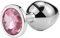 Sex Spielzeug Metall Anal Butt Plug Analplug Hook Anal ButtPlug Anfänger Bondage für Frauen, Paare, Männer (S, Rosa)