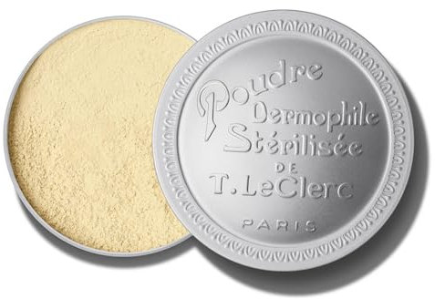 T. LeClerc – Loses Puder 25g – Banana - Mineral Puder mit Reispuder für das Gesicht – Mattierendes Loose Powder mit langem Halt, für alle Hauttypen – Vegane Formel