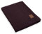 KNIT FACTORY - Uni Gestrickte Decke - Wohndecke - Kuscheldecke - Gestrickte Sofadecke - Plaid aus Wolle - Wolldecke - Aubergine - 160x130 cm