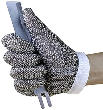 Guantes Anticortes WXYZ Guantes a Prueba de Corte de jardín de Cocina,Guantes de Trabajo de Seguridad Resistente al Desgaste de Metal Pesado,9 Niveles de protección,6 tamaños (Color : 5pcs/XXS)