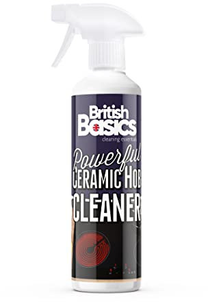 BritishBasics - Ceramic Hob Cleaner | Use on Induction Glass and Ceramic Cooker Tops 500ml