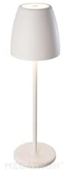 Megatron MT68051 TAVOLA LED-Außentischlampe 2W Warmweiß Weiß, Antik