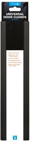 Simply DG10 Pair of Universal Door Guards - Easy to Fit & Excellent Protection - Black